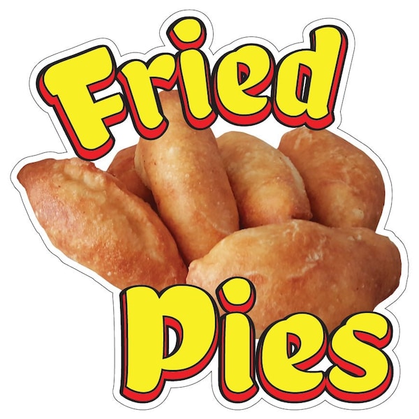 Signmission Fried Pies Decal Concession Stand Food Truck Sticker, D-DC-16 Fried Pies19 D-DC-16 Fried Pies19 - main